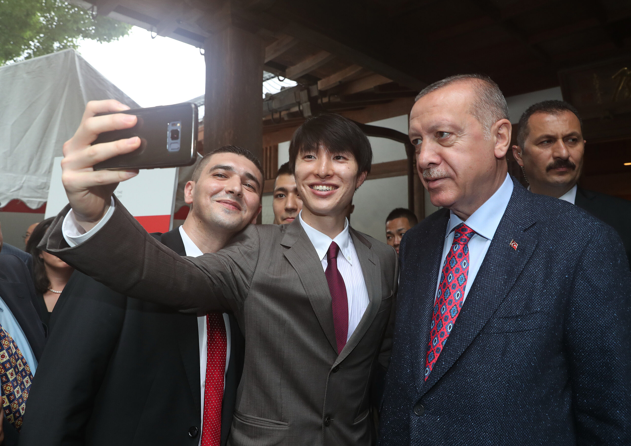 Suleyman pictured with President Erdogan